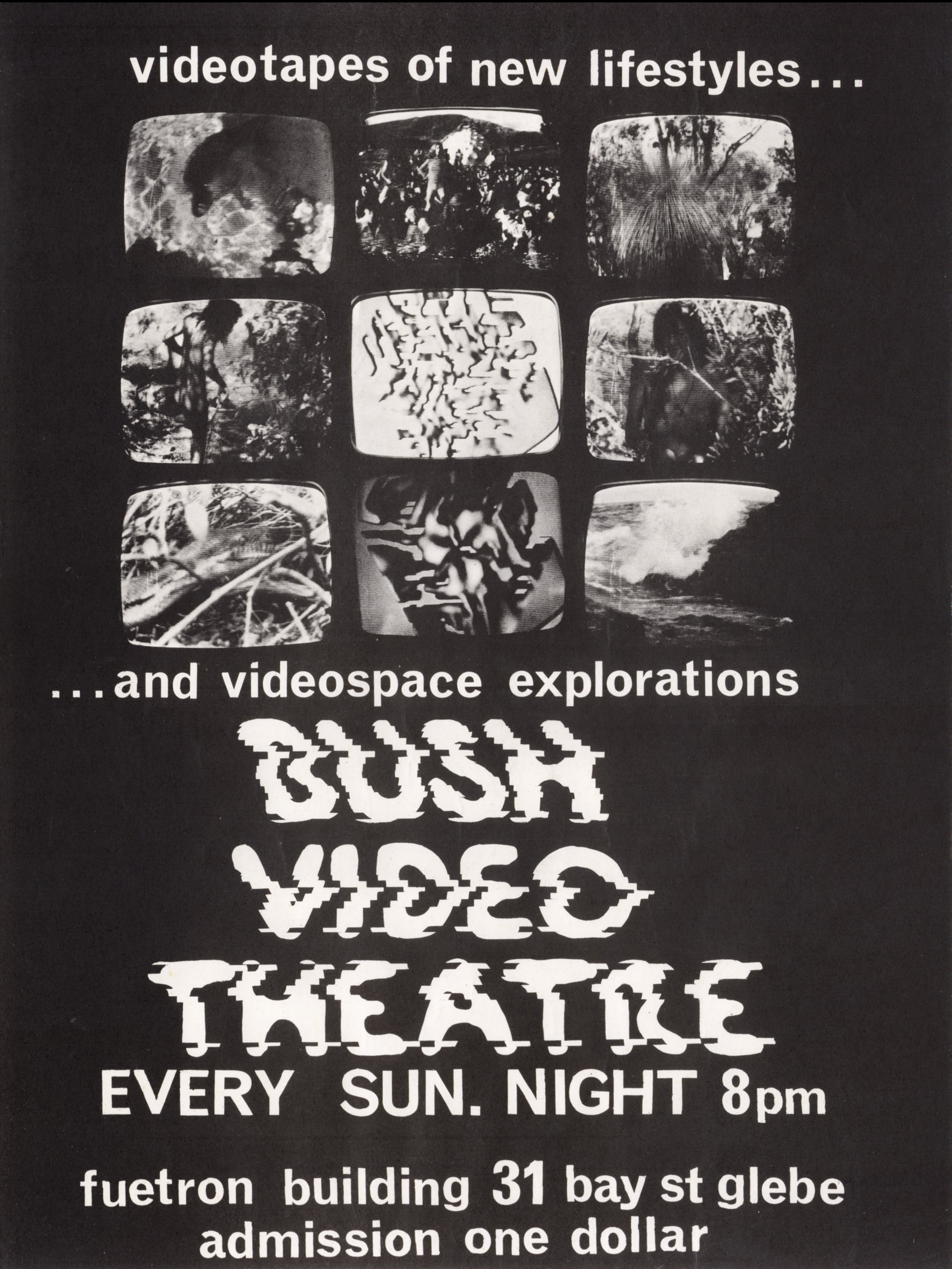 Poster for Bush Video Theatre